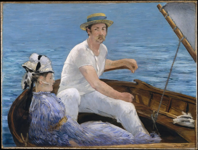 In barca - Édouard Manet