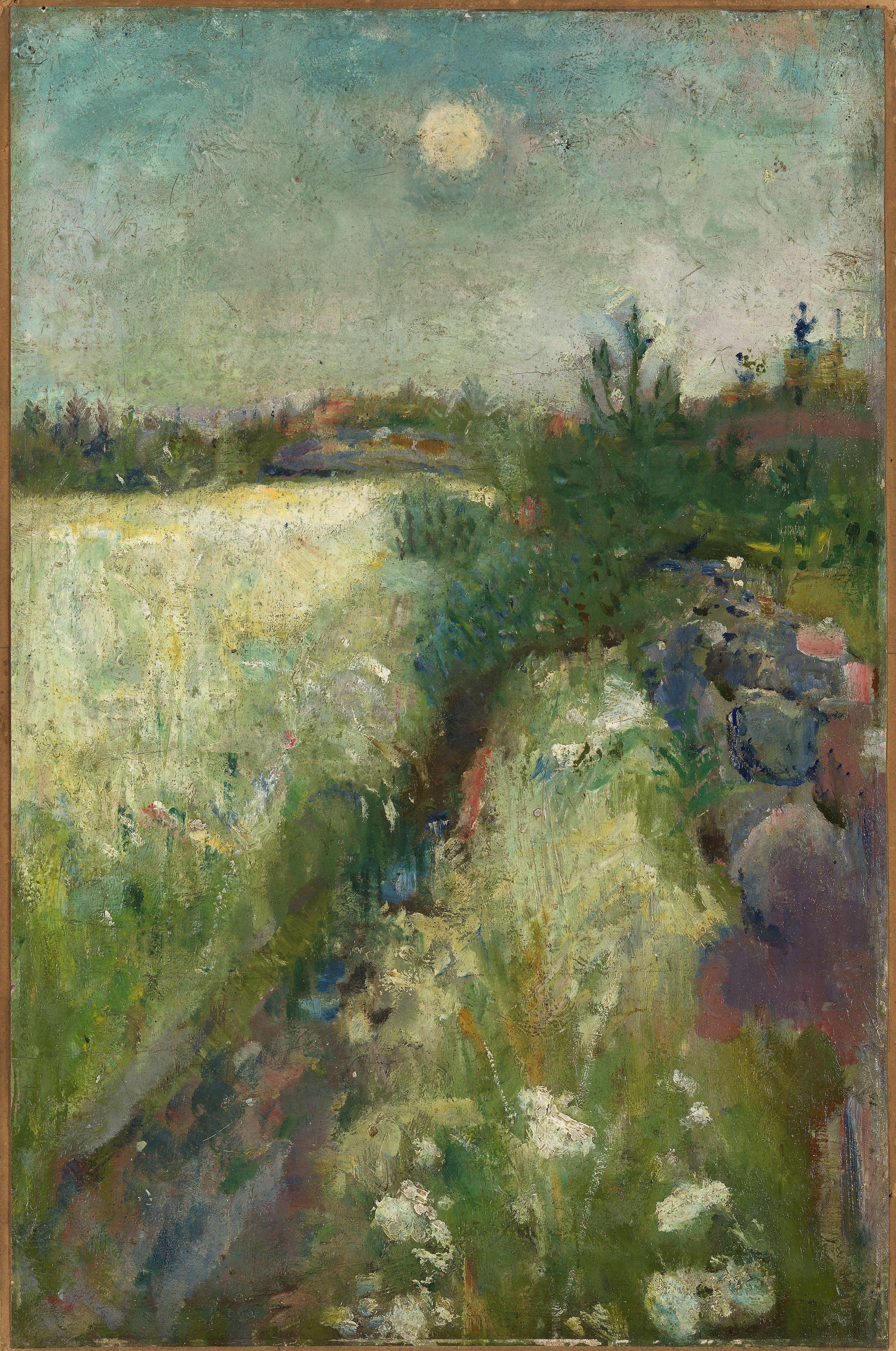 Reproduction du tableau « Veierland près de Tønsberg - Edvard Munch » par Alpha Reproduction en peinture à l’huile