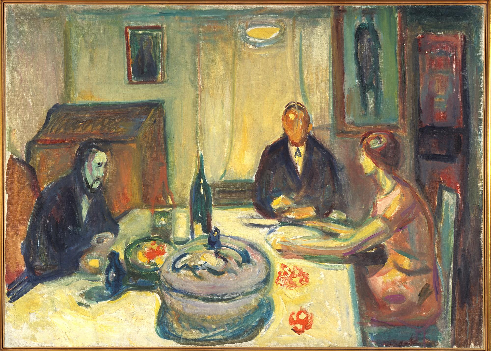 Reproduction du tableau « Bohémiens d'Oslo - Edvard Munch » par Alpha Reproduction en peinture à l’huile