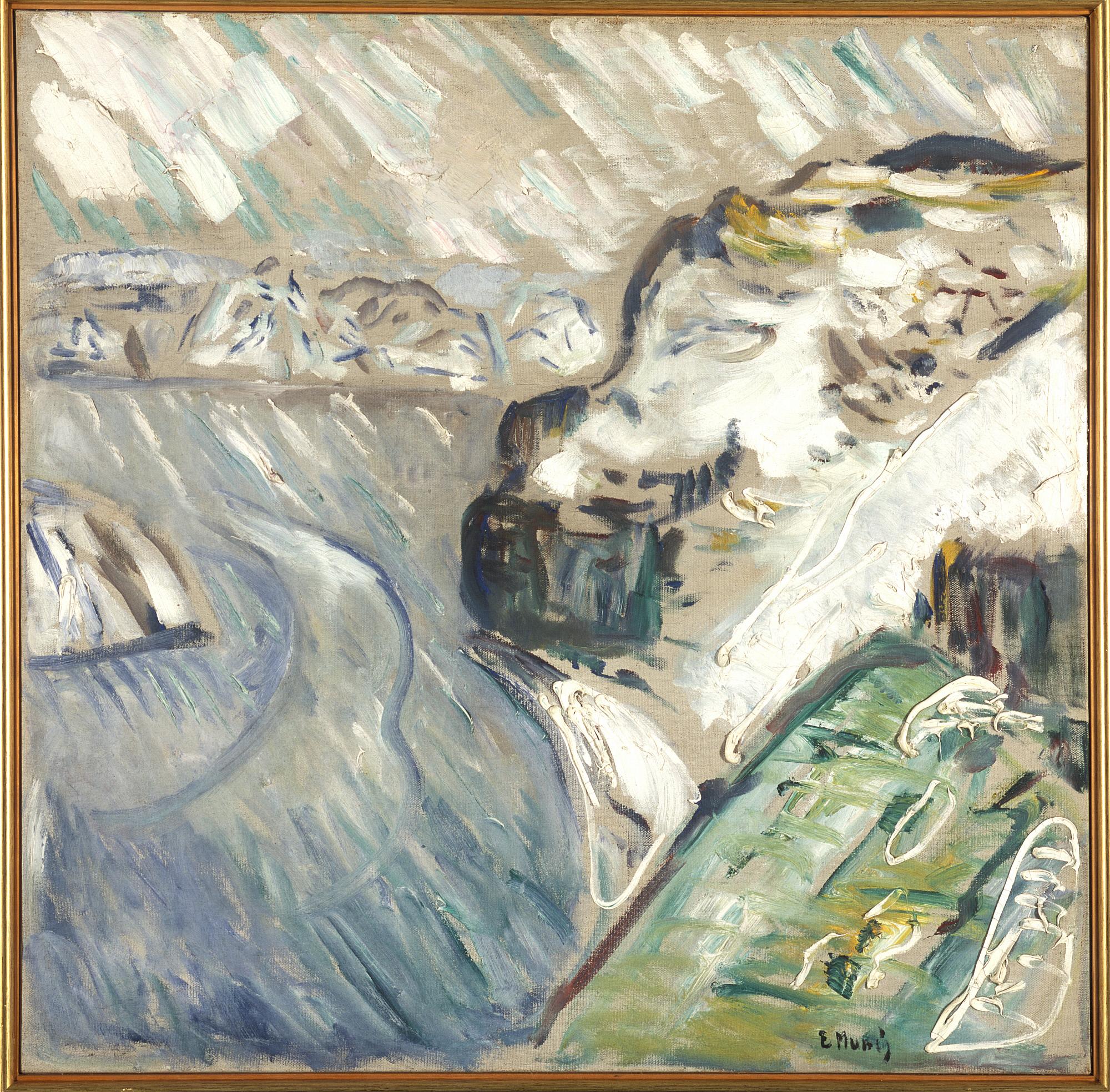 Reproduction du tableau « Tempête de neige sur la mer - Edvard Munch » par Alpha Reproduction en peinture à l’huile
