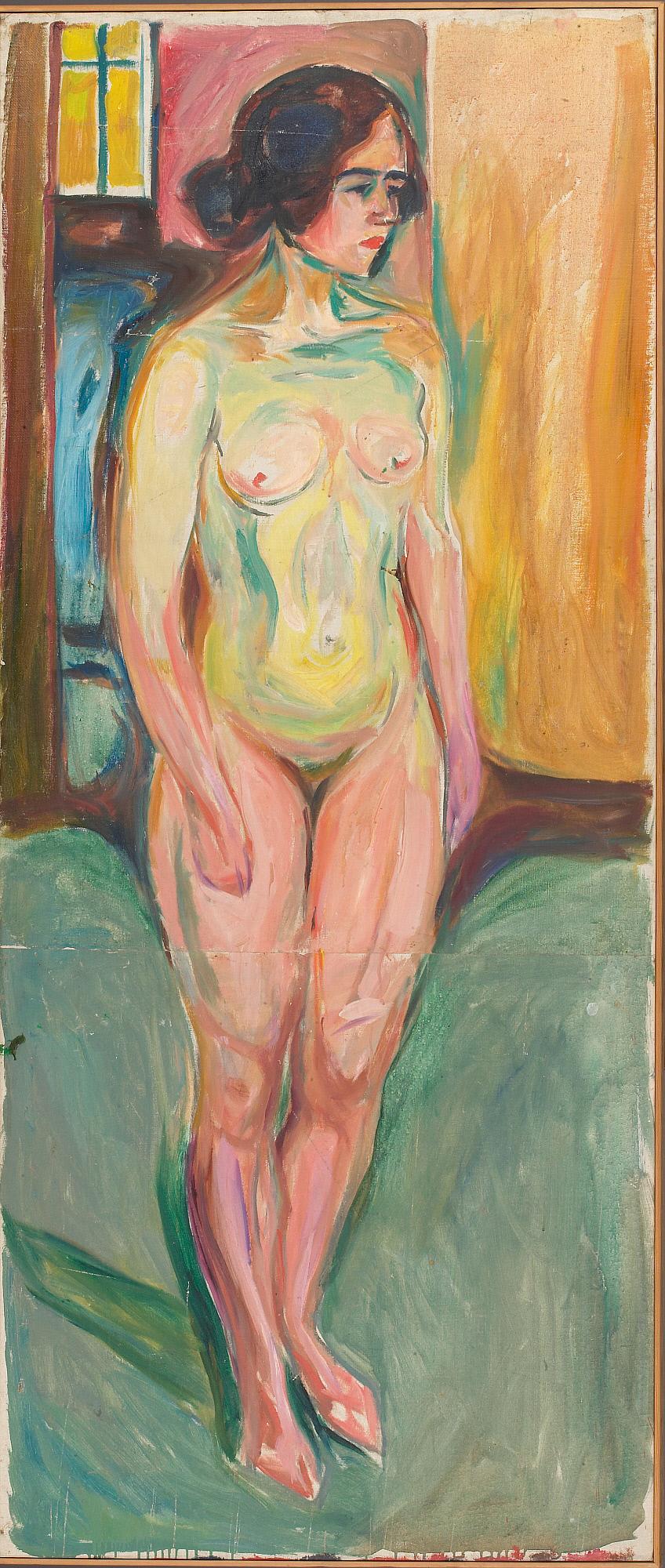 Reproduction du tableau « Nu debout : midi - Edvard Munch » par Alpha Reproduction en peinture à l’huile