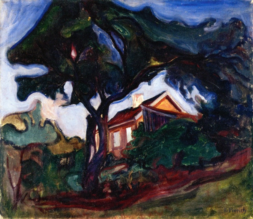 Reproduction du tableau « Le Pommier - Edvard Munch » par Alpha Reproduction en peinture à l’huile