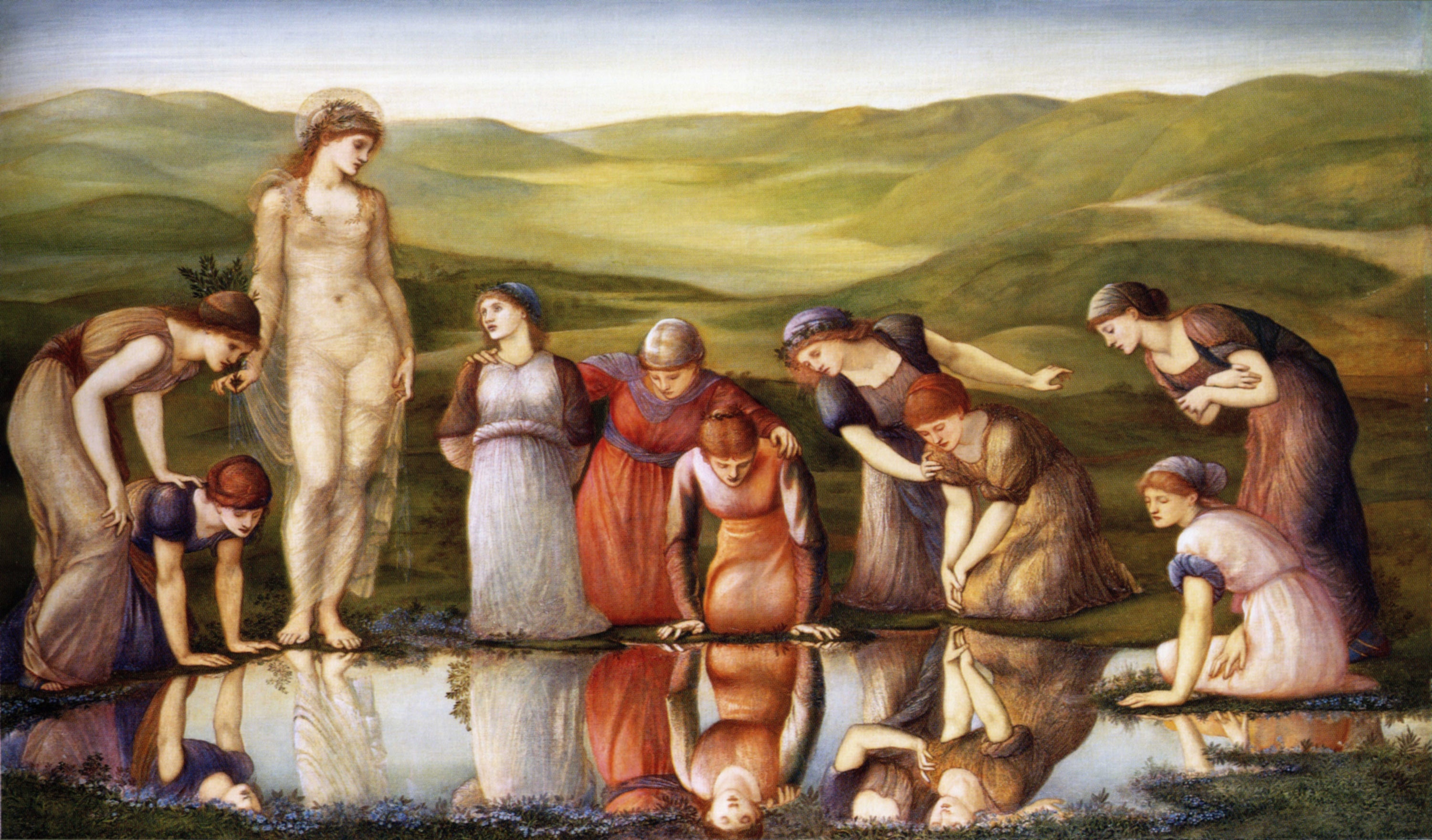 Le Miroir de Vénus - Edward Burne-Jones - Alpha Reproduction