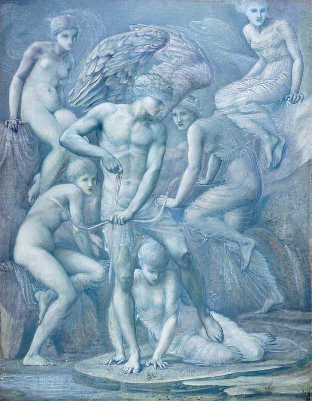 Les champs de chasse de Cupidon - Edward Burne-Jones - Alpha Reproduction
