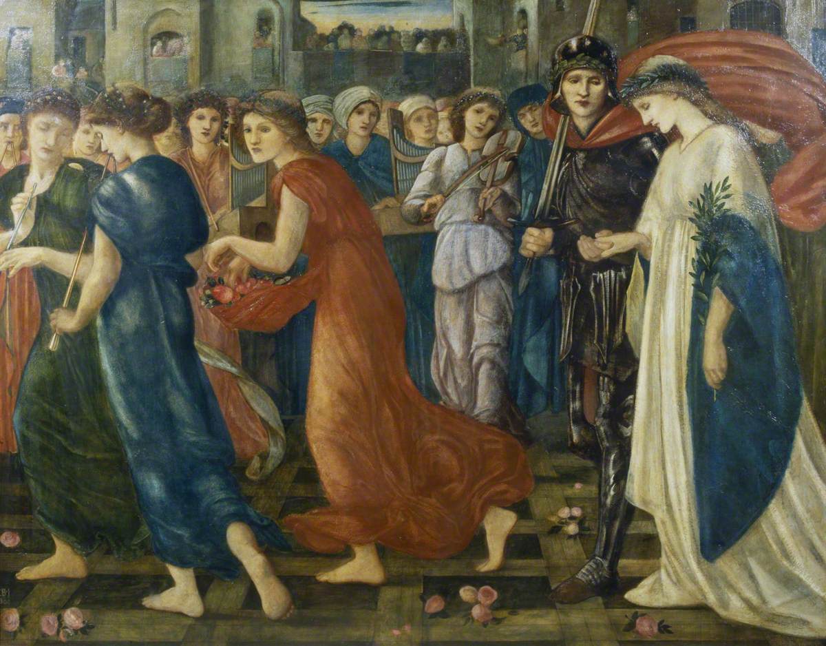 Saint Georges et le Dragon série n° 7: Le Retour - Edward Burne-Jones - Alpha Reproduction