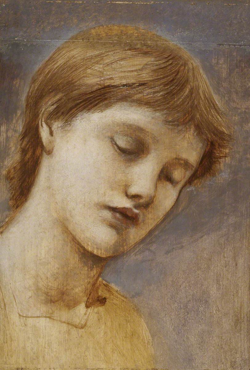 Étude d’une tête - Edward Burne-Jones - Alpha Reproduction