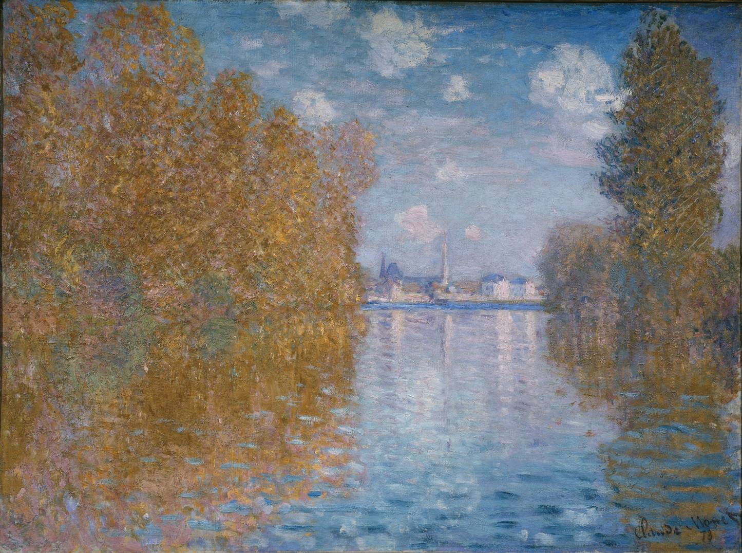 Effetto d'autunno sulla Senna – Claude Monet, verso il 1880