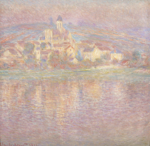 🌅 Effetto di tramonto a Vétheuil – Claude Monet (1901)