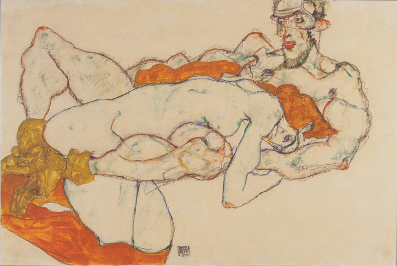 Gli innamorati - Egon Schiele