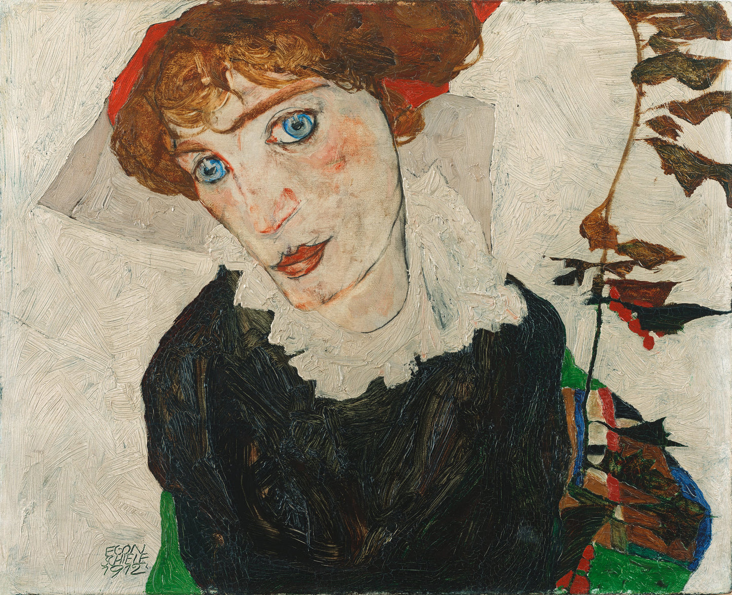 👁 Portrait de Wally Neuzil – Egon Schiele (1912)