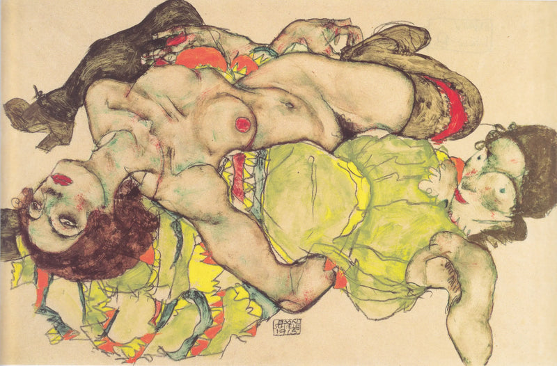 Coppia di donne innamorate - Egon Schiele