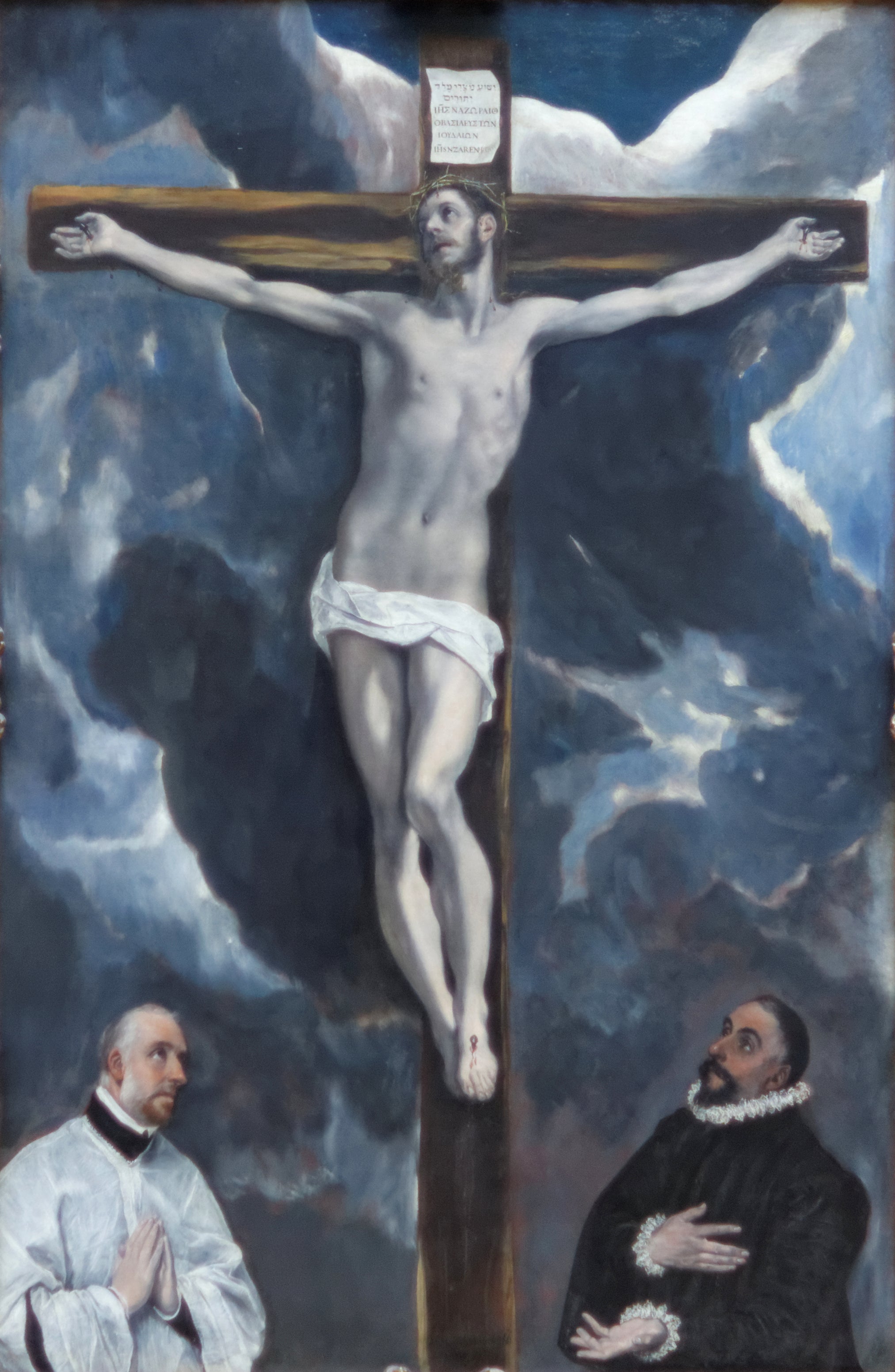 Christ en croix adoré par deux donateurs - El Greco - Alpha Reproduction