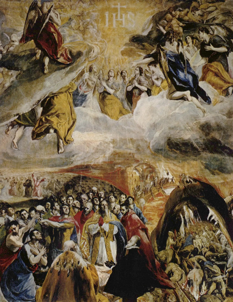 L'adorazione del nome di Gesù - El Greco