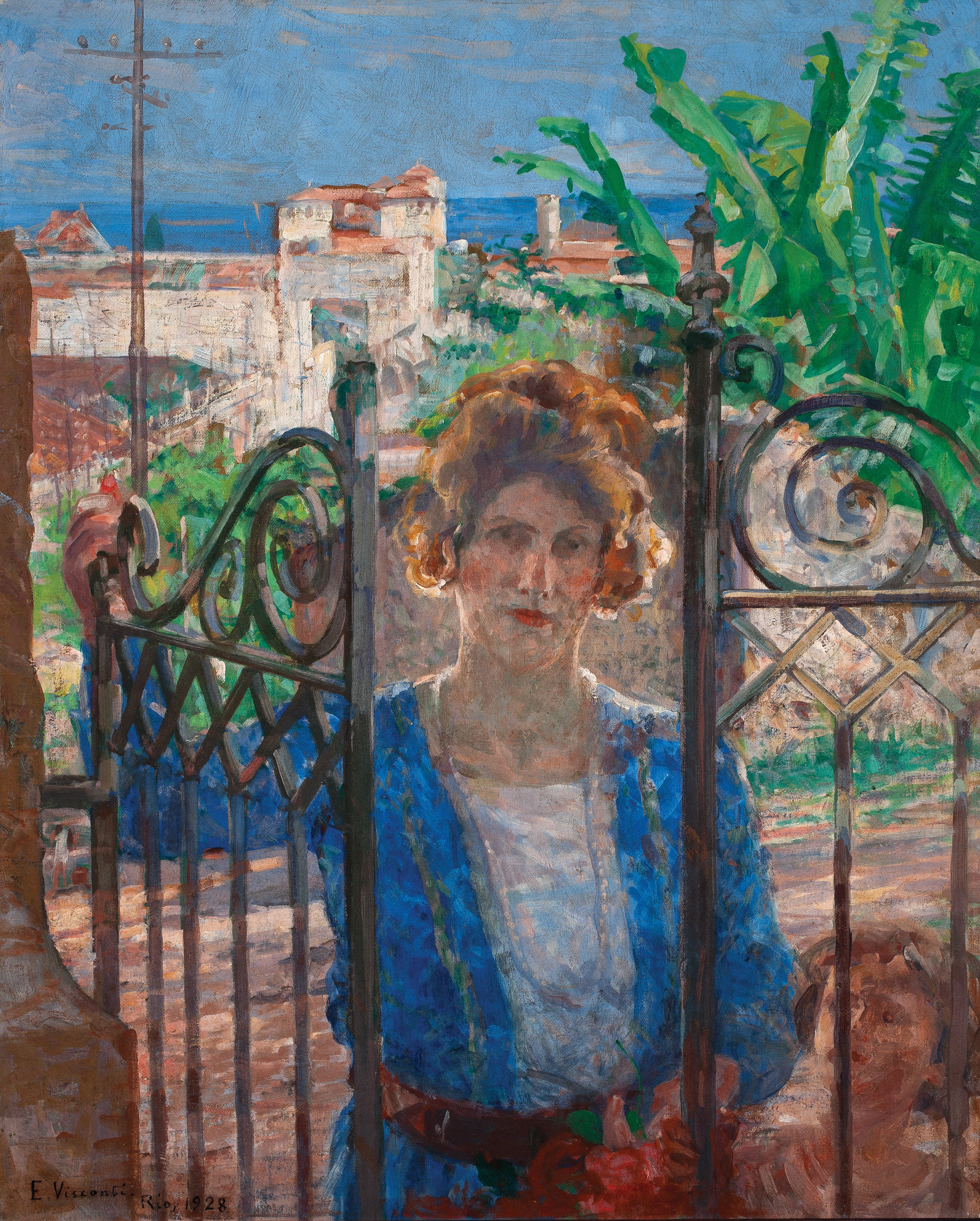 Une visite - Eliseu Visconti