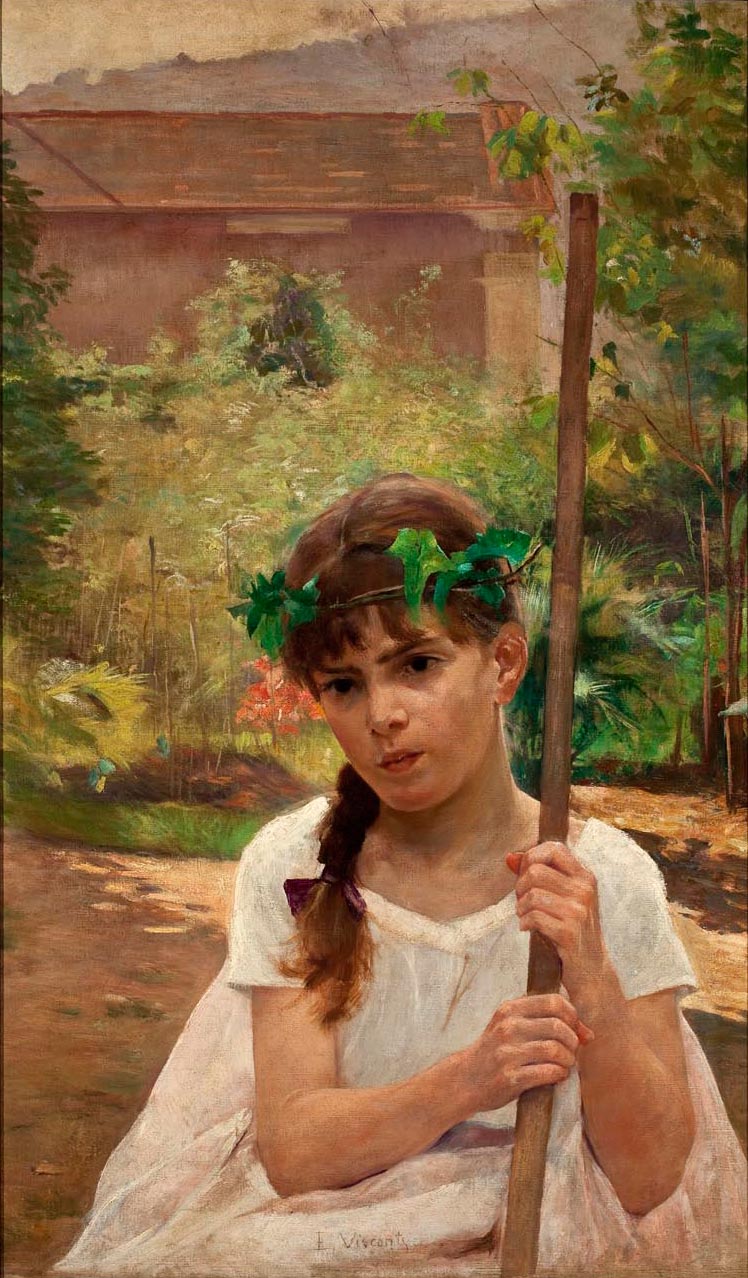 Olhar de menina - Eliseu Visconti