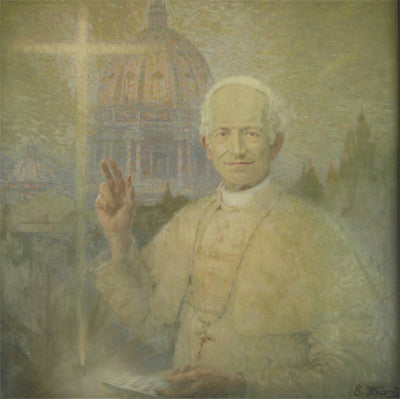 Ritratto di Papa Leone XIII - Eliseu Visconti