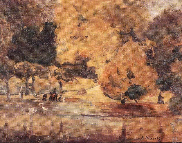 Parco Montsouris (Outono) - Eliseu Visconti