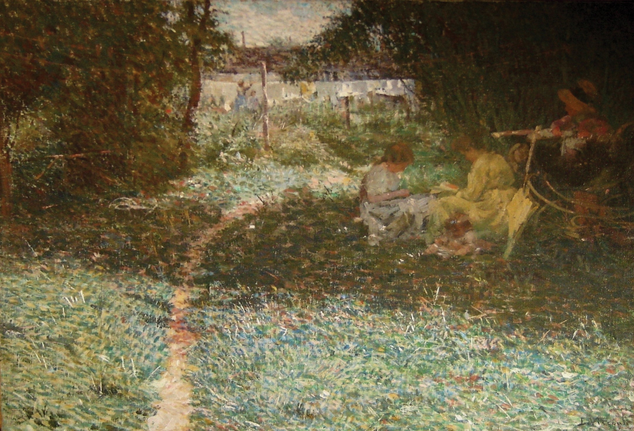 Sob a folhagem - Eliseu Visconti