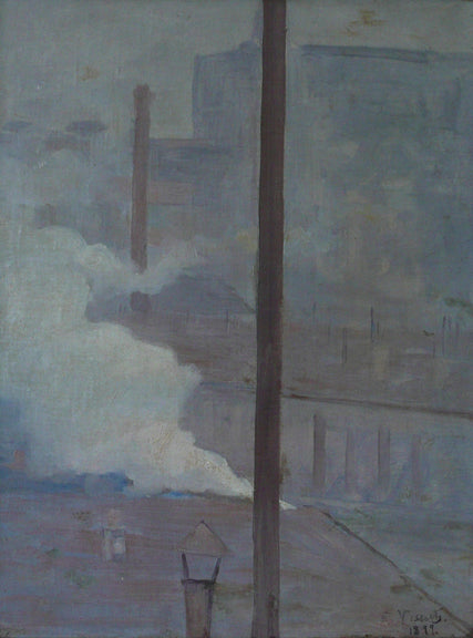 Telhados de Paris - Eliseu Visconti