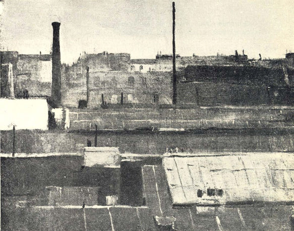 Telhados parisienses - Eliseu Visconti