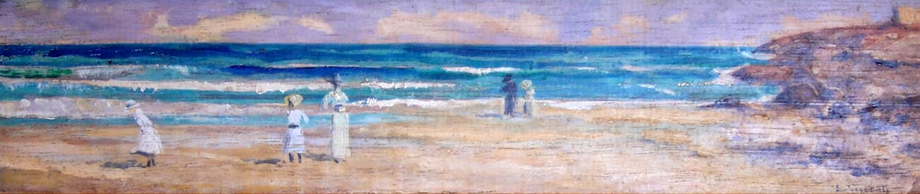 Praia avec des figures - Eliseu Visconti