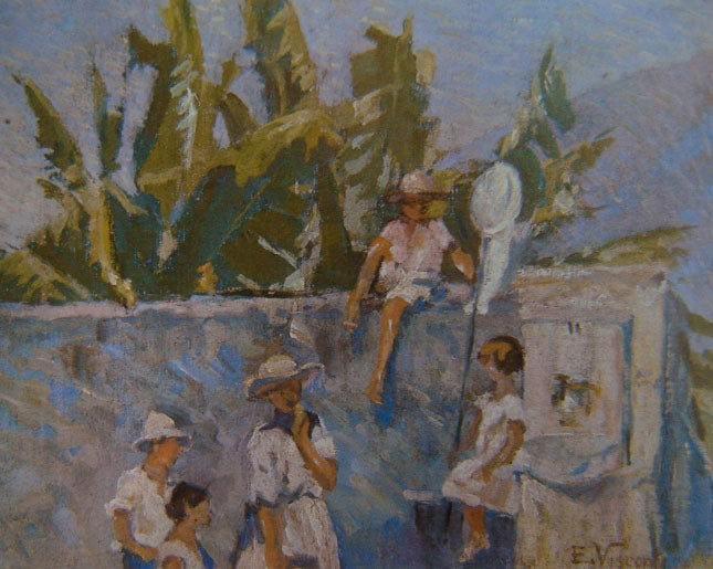 Bica - Estudo para "Garotos da Ladeira" - Eliseu Visconti