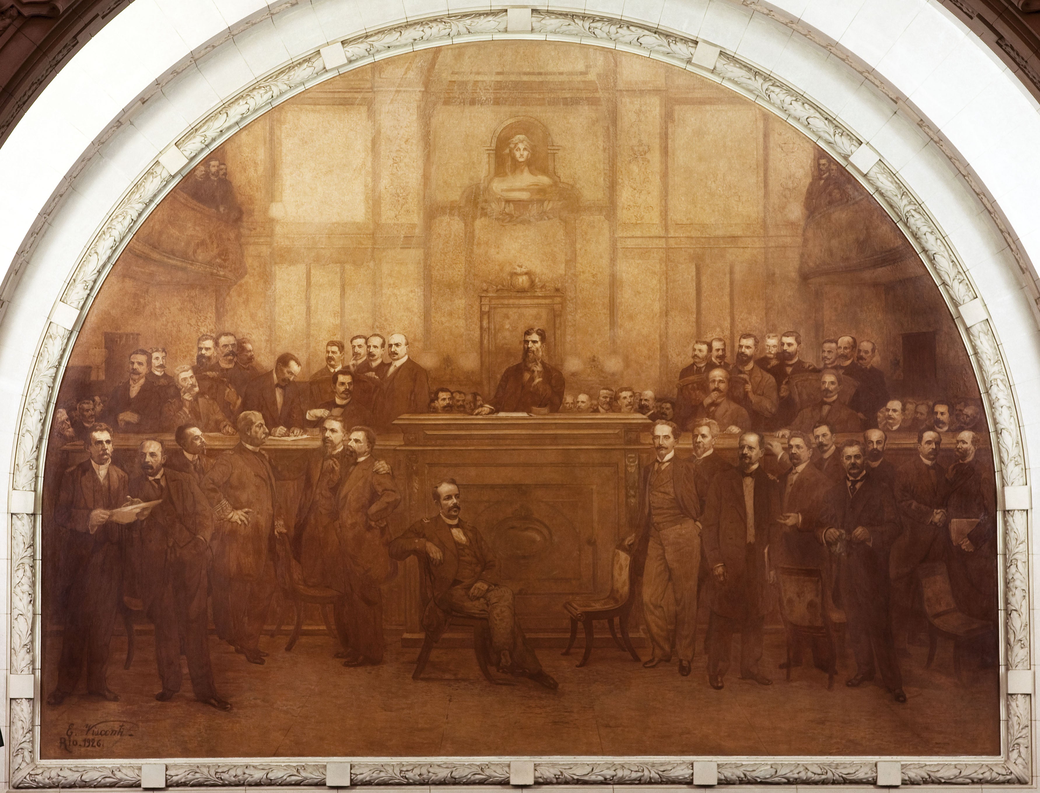 Assinature de la Constitution de 1891 - Eliseu Visconti