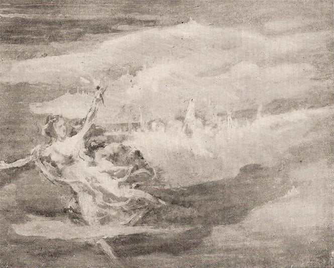 Bonus de guerre - Esboço para cartaz - Eliseu Visconti