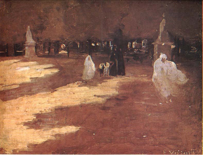 Jardim do Luxemburgo - Estudo para “Maternidade” - Eliseu Visconti