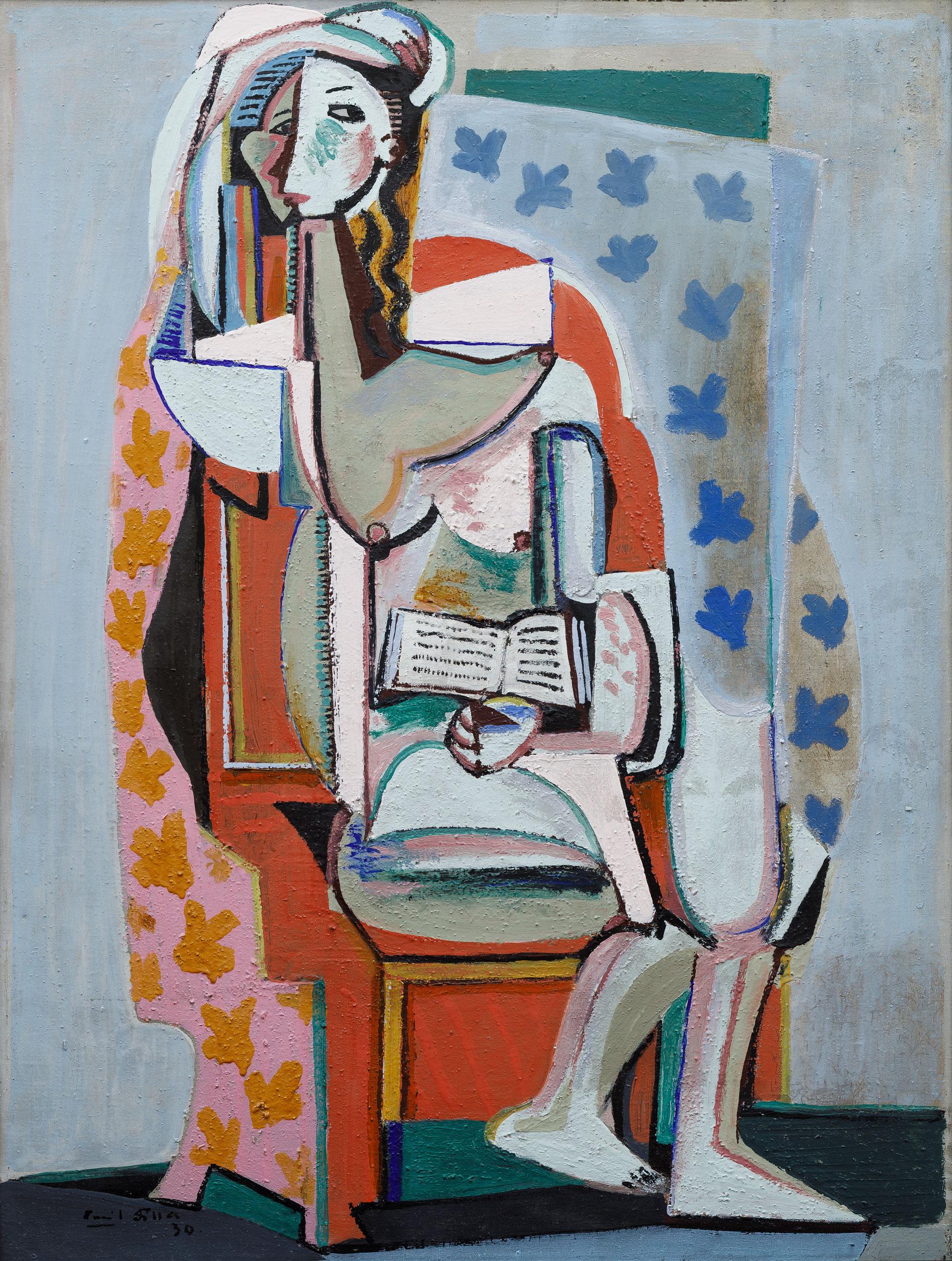 La Lectrice, Emil Filla, 1930