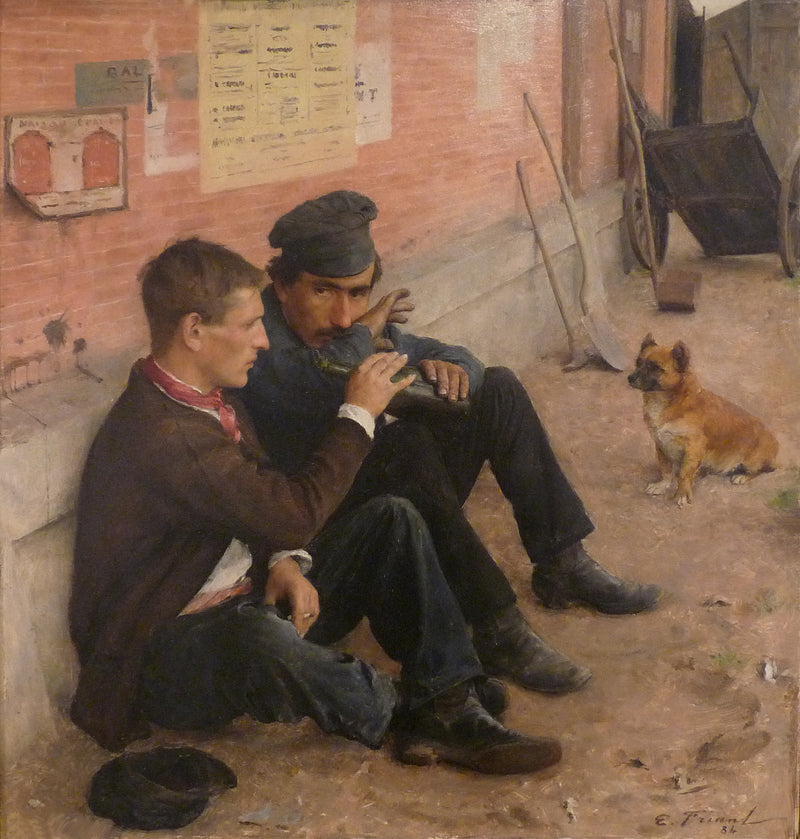 Les Buveurs - Émile Friant
