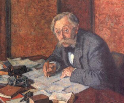 Ritratto di Emile Verhaeren - Theo van Rysselberghe