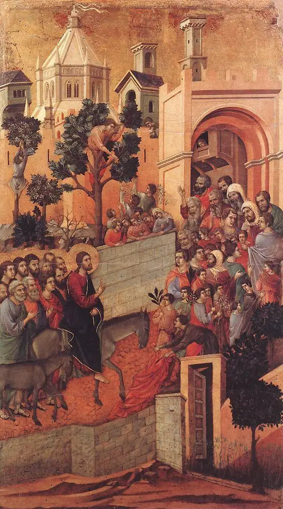 Entrée a Gerusalemme - Duccio di Buoninsegna