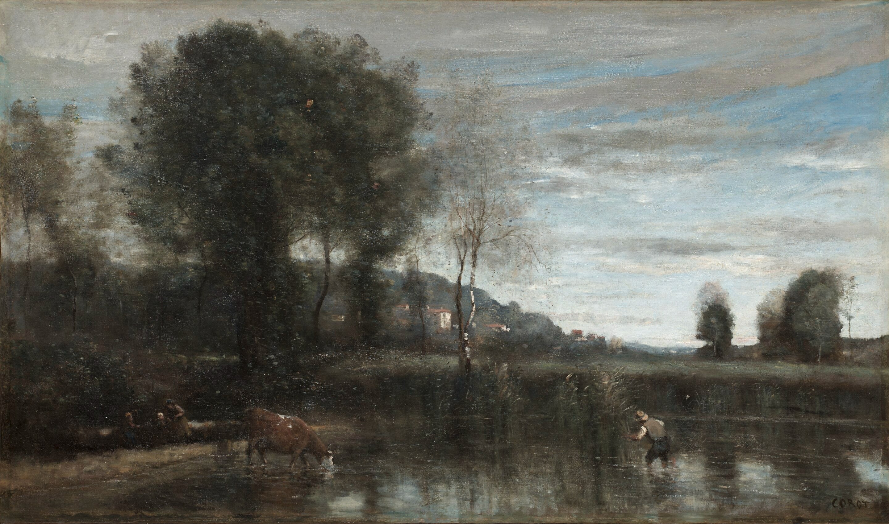 Étang à Ville-d'Avray - Jean-Baptiste Camille Corot