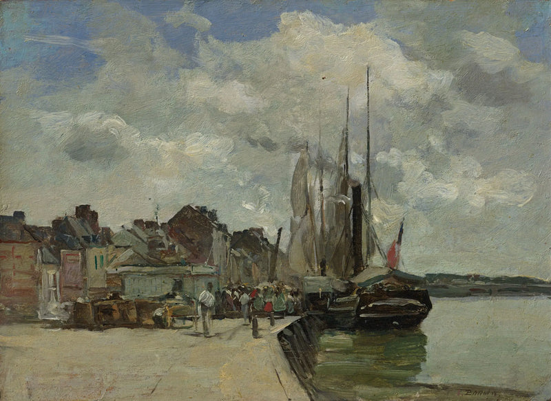 Honfleur: Il Porto - Eugène Boudin