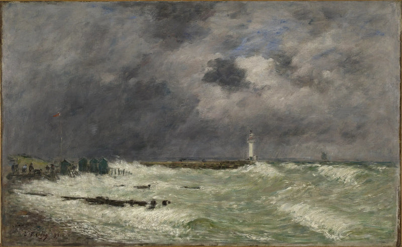 Colpo di vento davanti a Frascati, Le Havre - Eugène Boudin