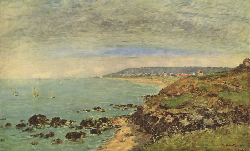 La costa atlantica vicino a Benerville - Eugène Boudin