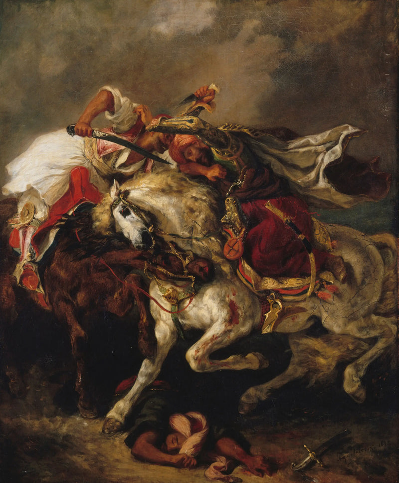 Combattimento del Giaour e del Pasha - Eugène Delacroix