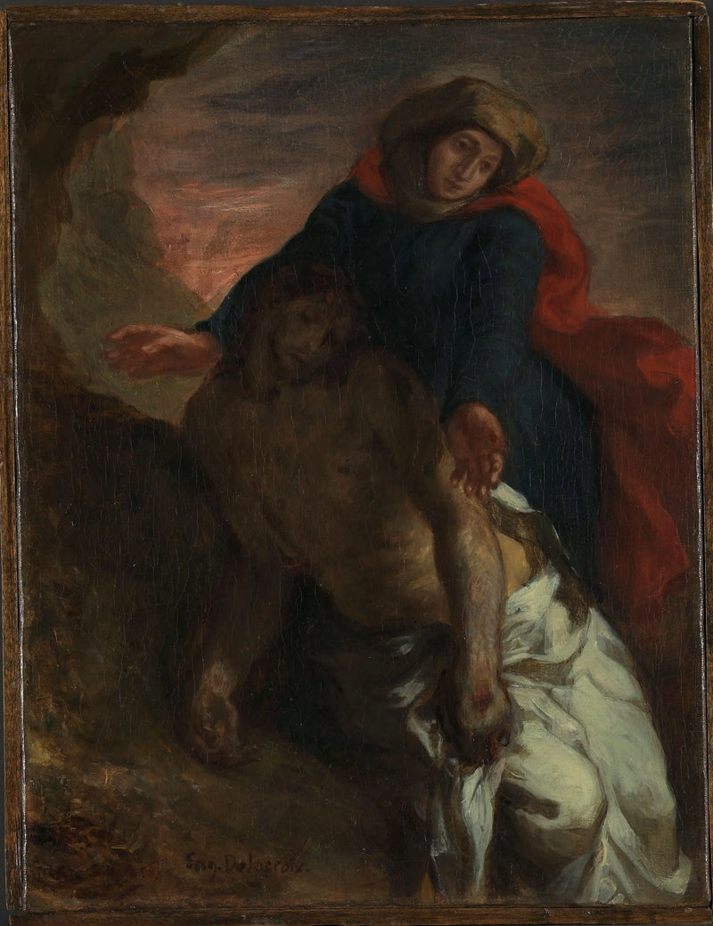 Pietà - Eugène Delacroix