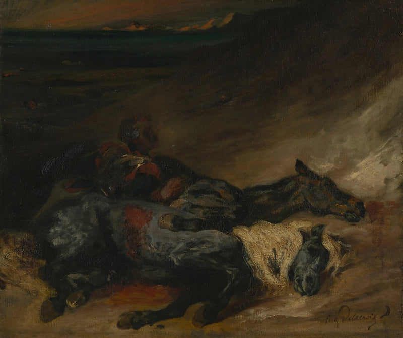 Sera dopo una battaglia - Eugène Delacroix