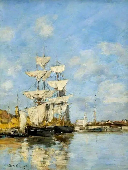 Deauville, il Bacino - Eugène Boudin