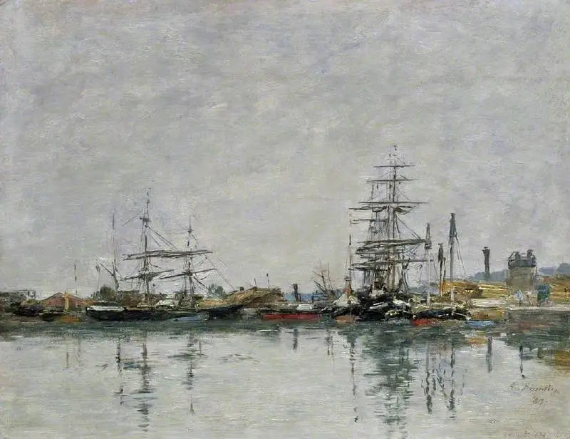 Il molo di Le Havre - Eugène Boudin