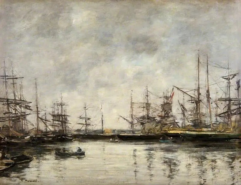 Il porto di Deauville - Eugène Boudin