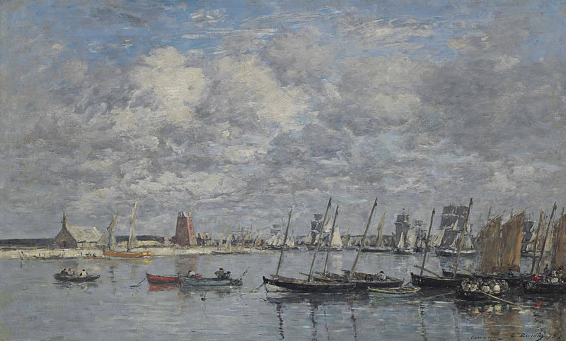 Camaret, il porto - Eugène Boudin