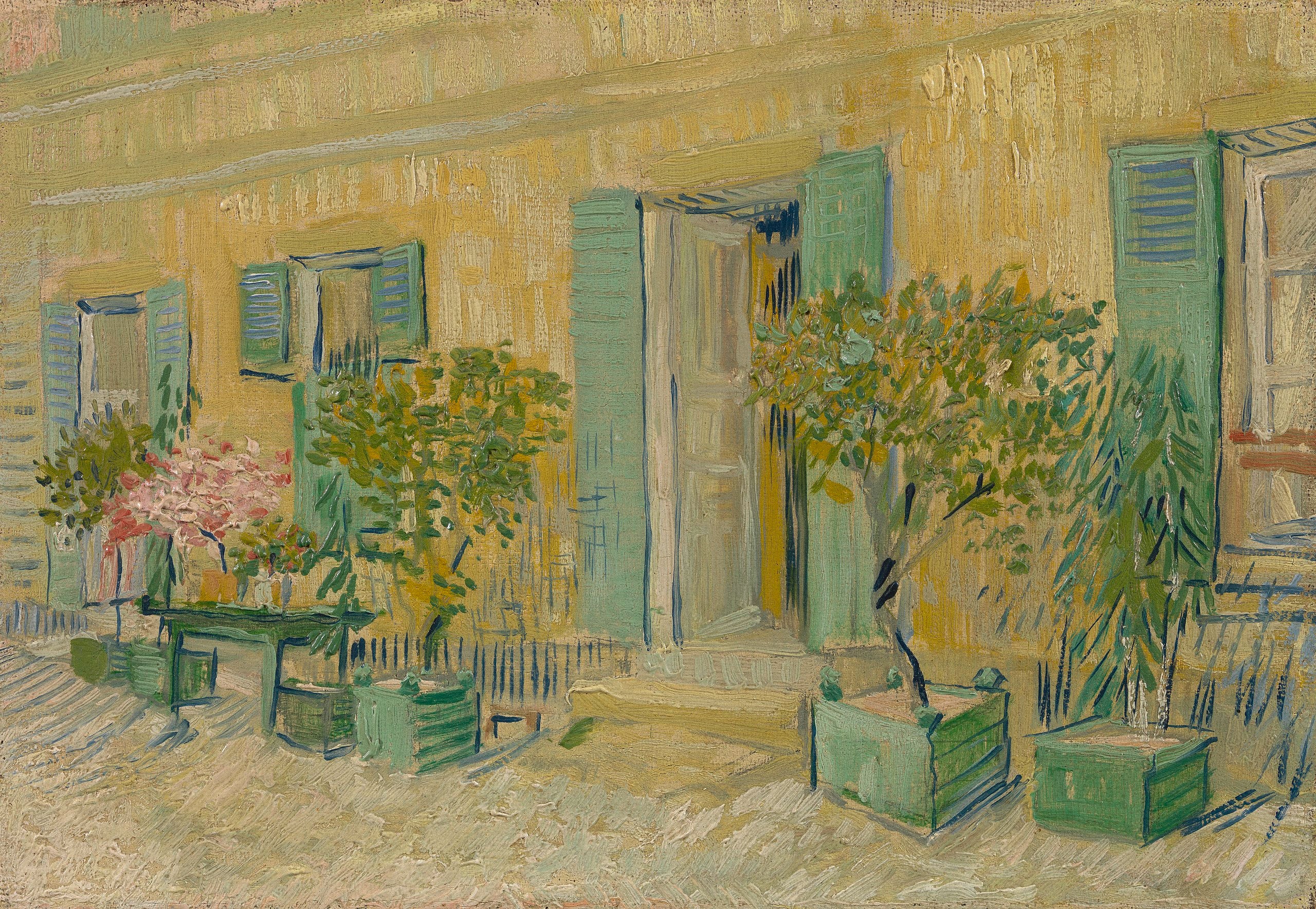Reproduction du tableau « Extérieur d'un Restaurant à Asnières - Vincent van Gogh » par Alpha Reproduction en peinture à l’huile