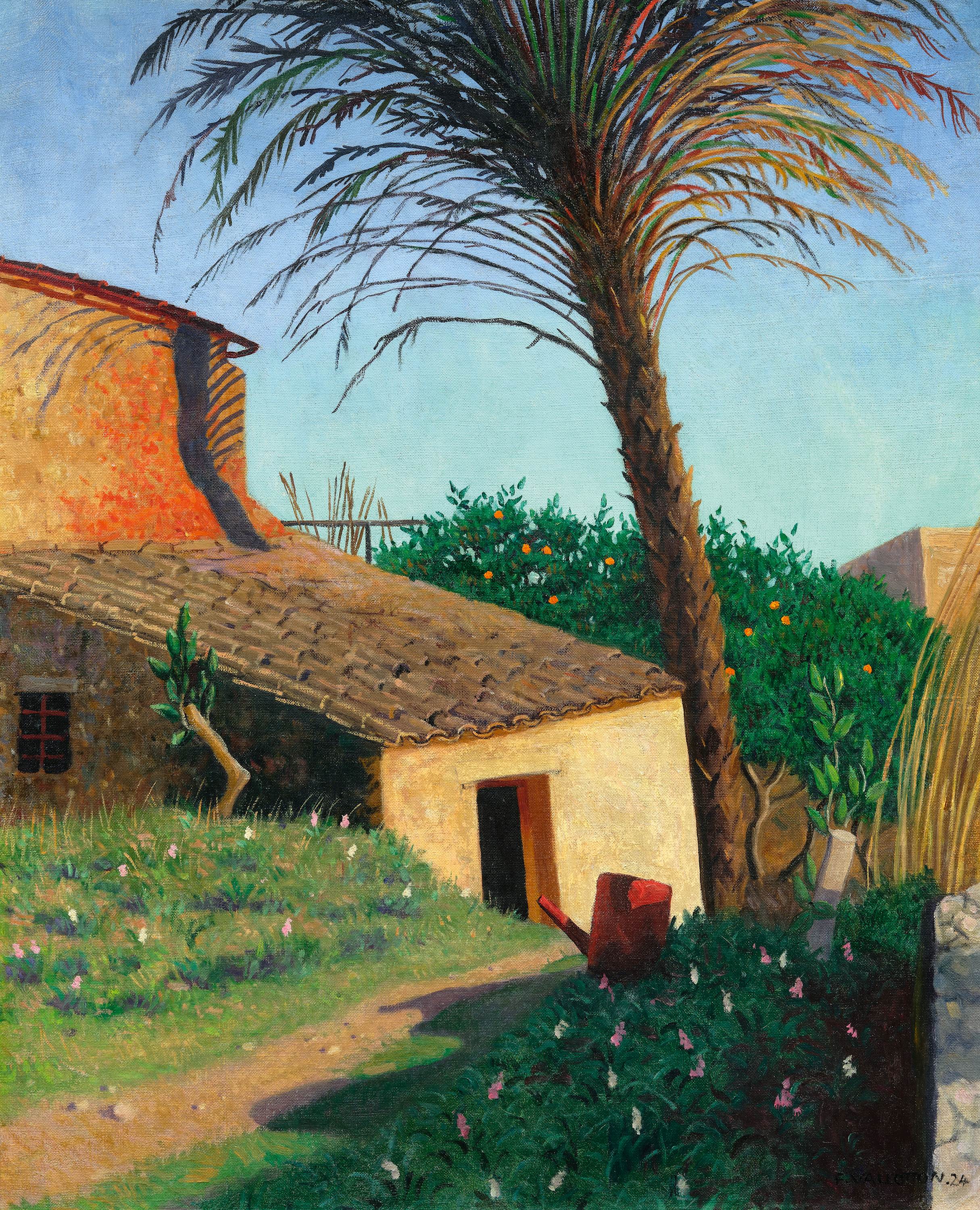 Cagnes, le palmier - Félix Vallotton