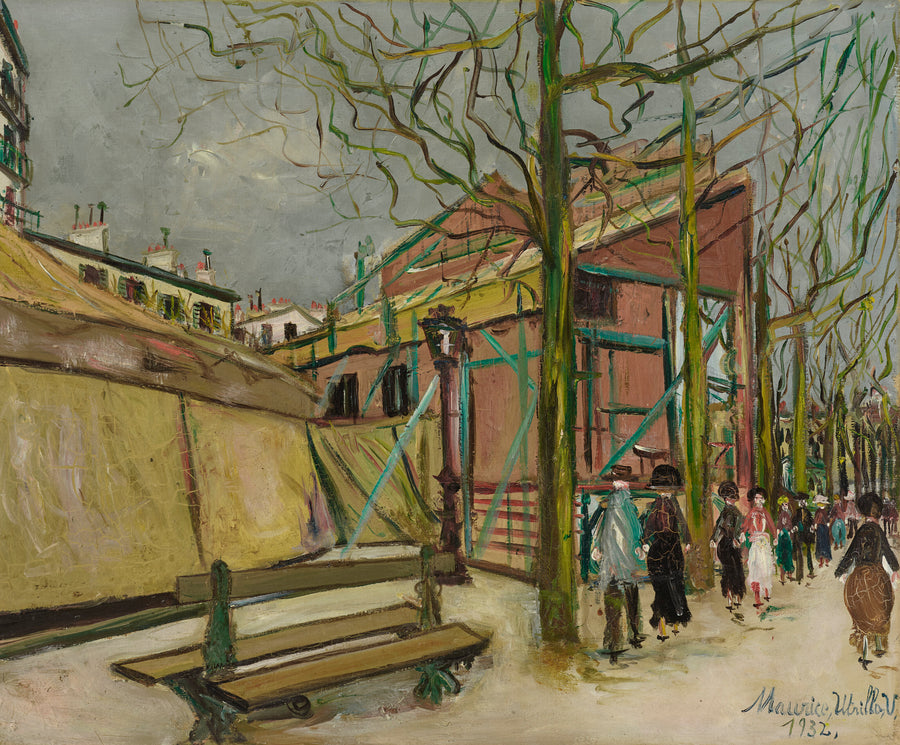 Fête de Vaugirard à Paris (1932) - Maurice Utrillo