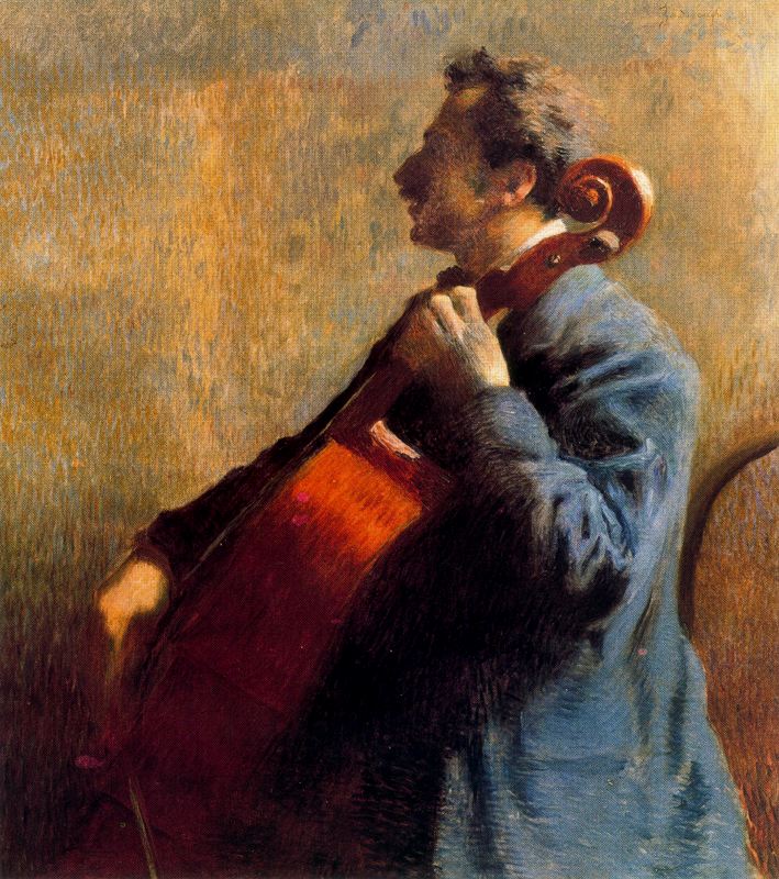 Il violoncellista - Federico Zandomeneghi