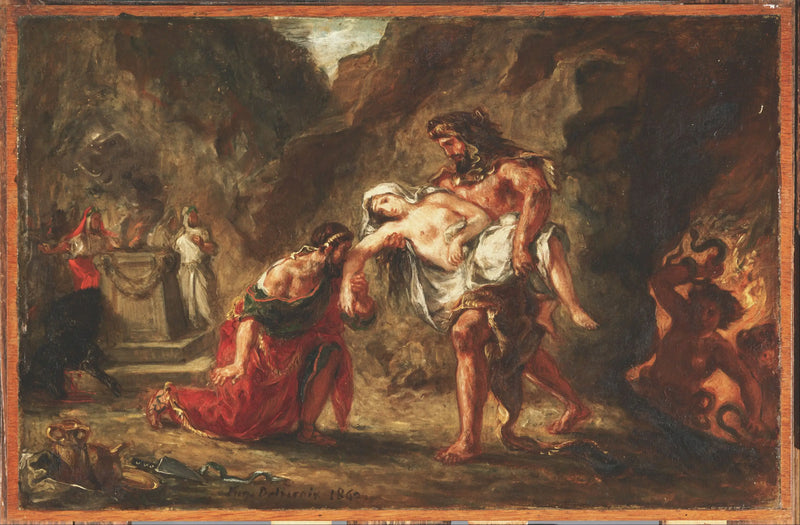 Ercole e Alceste - Eugène Delacroix