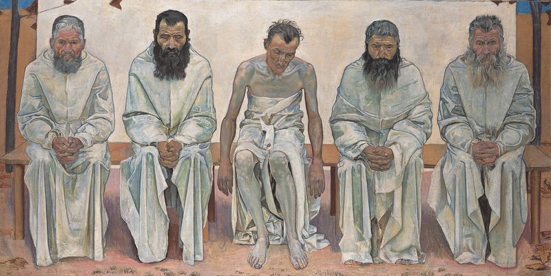 Gli stanchi della vita - Ferdinand Hodler